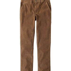Men's L.L.Bean Stretch Country Corduroy Pants Classic Fit Plain Front Khaki EUC